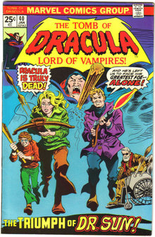 Tomb of Dracula #40 comic book fine/very fine 7.0