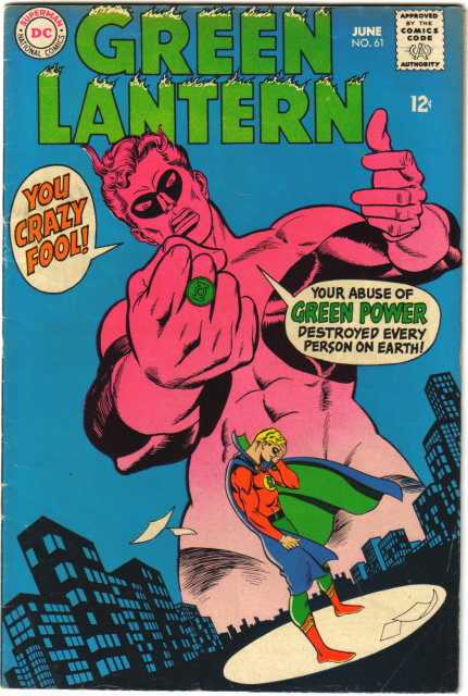 Green Lantern #61 comic book poor 1.0