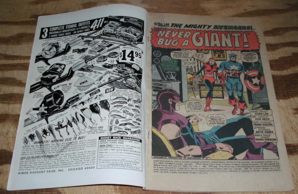 Giant-Size Marvel Triple Action #1 very fine 8.0