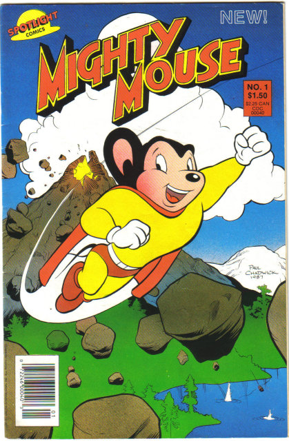 Mighty Mouse collection set of 2 comic books