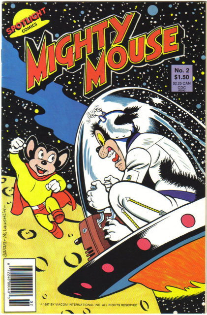 Mighty Mouse collection set of 2 comic books