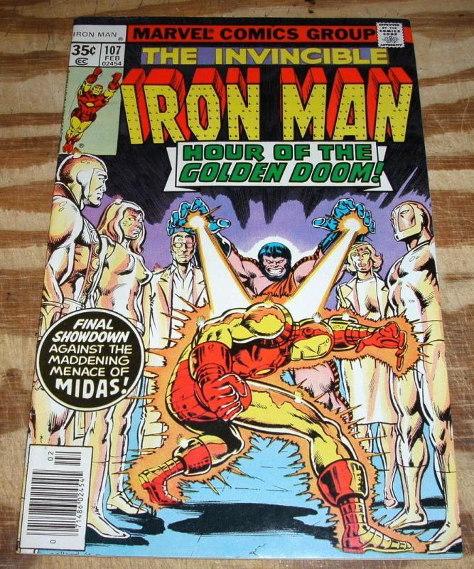 Iron Man #107 very fine/near mint 9.0 8.0