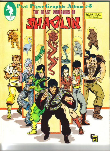 Beast Warriors of Shaolin graphic novel