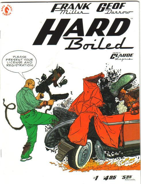 Hard Boiled #1 comic book by Frank Miller near mint 9.4