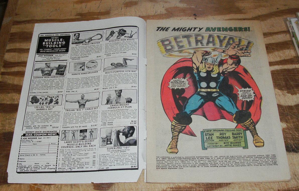 The Avengers #66 good/very good 3.0