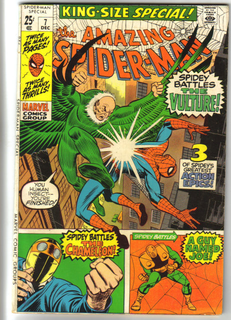 Amazing Spider-man king size special #7 comic book fine 6.0 comic book fine 6.0