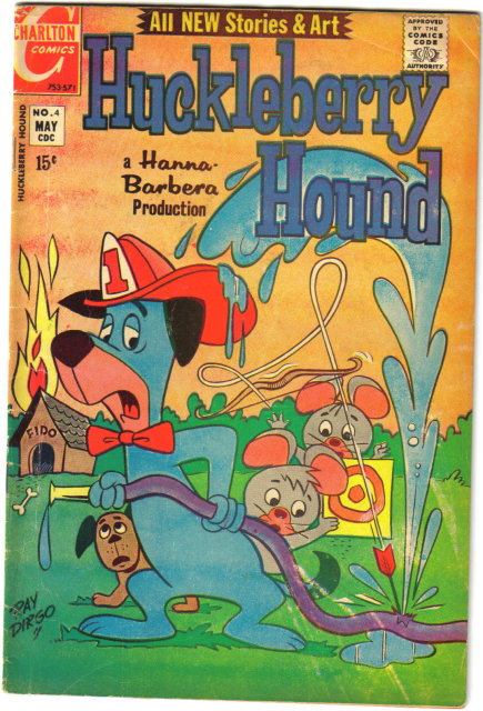 Huckleberry Hound #4 comic book very good/fine 5.0