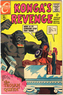 Konga's Revenge #1 comic book fine plus 6.5very good 4.0