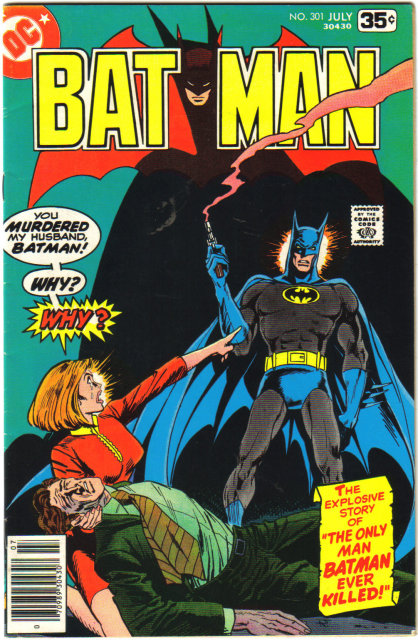 Batman #301 comic book very fine 8.0