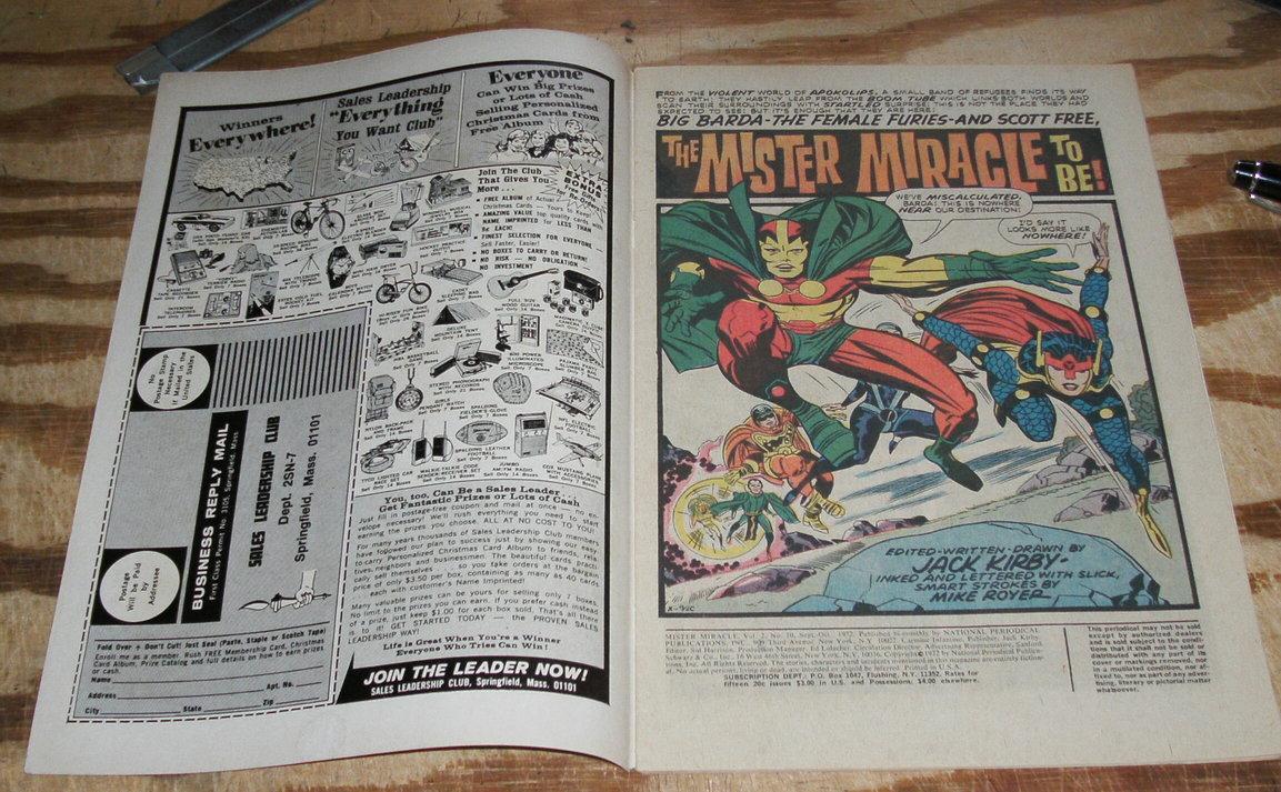 Mister Miracle #10 comic book fine/very fine 7.0