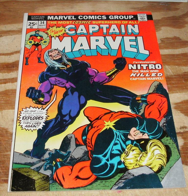 Captain Marvel #34 near mint 9.4