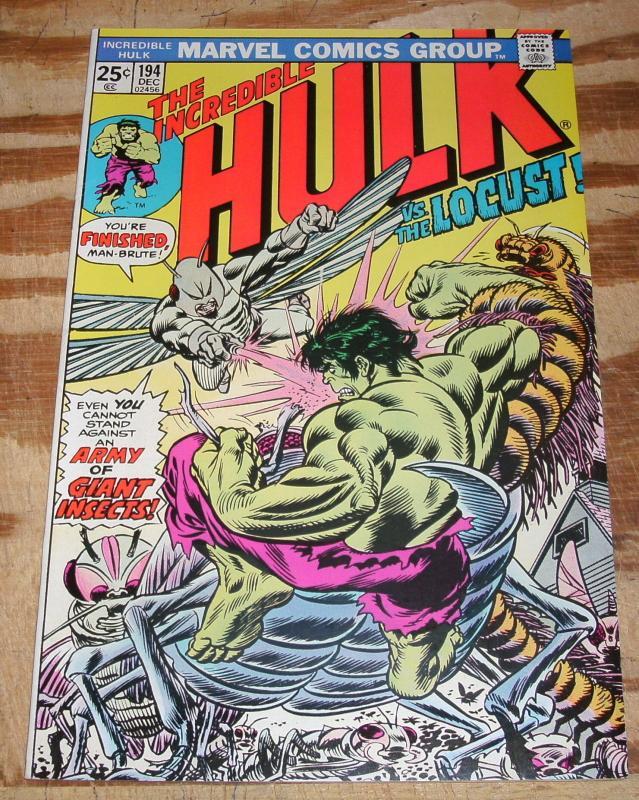 Incredible Hulk #194 comic book near mint 9.4
