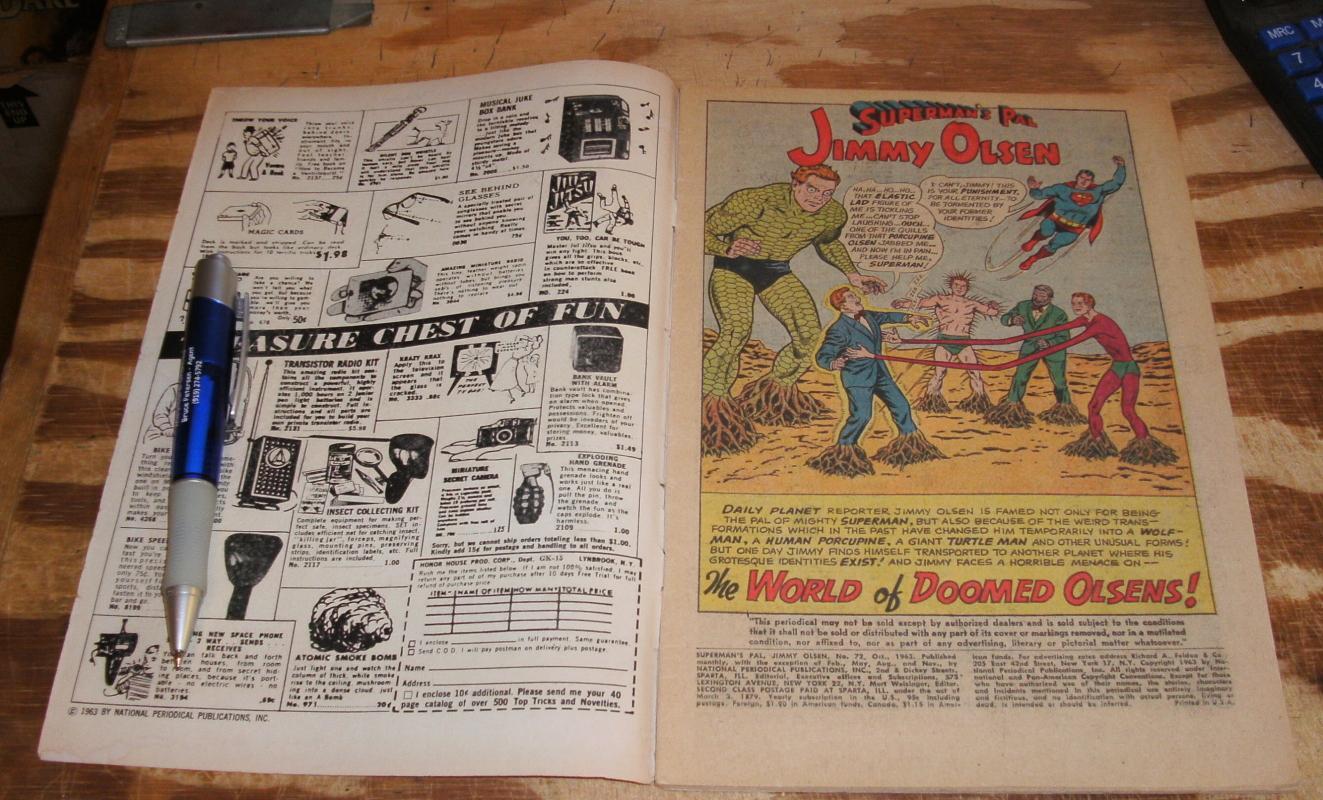 Superman's Pal Jimmy Olsen #72 very good/fine 5.0