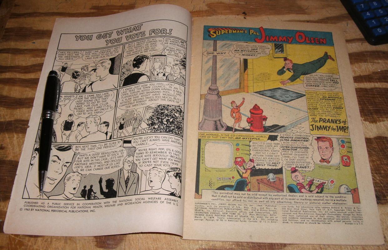 Superman's Pal Jimmy Olsen #74 fine 6.0