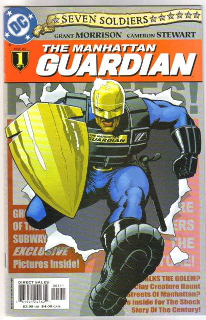Seven Soldiers The Manhattan Guardian set of 4 comic books