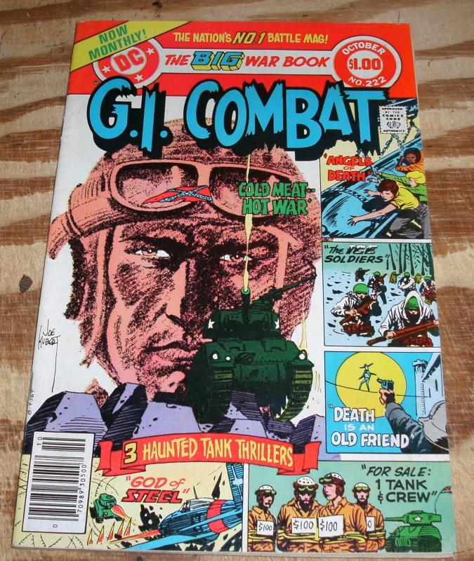 G.I. Combat #222 comic book very fine + 8.5