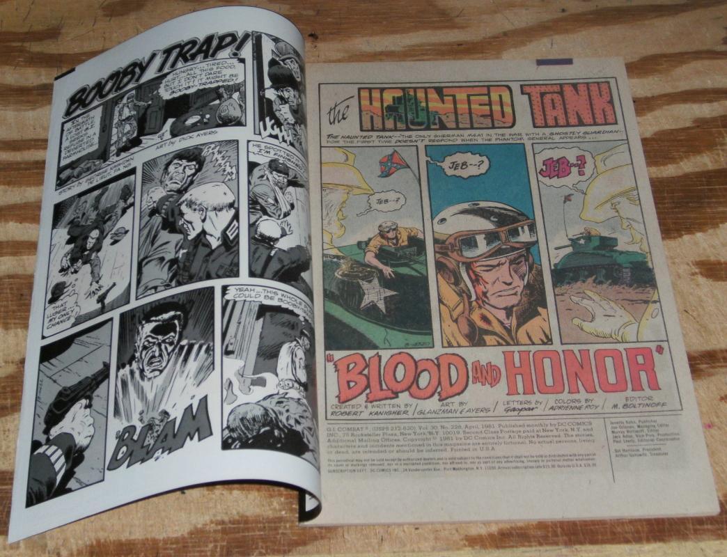 G.I. Combat #228 comic book very fine plus 8.5