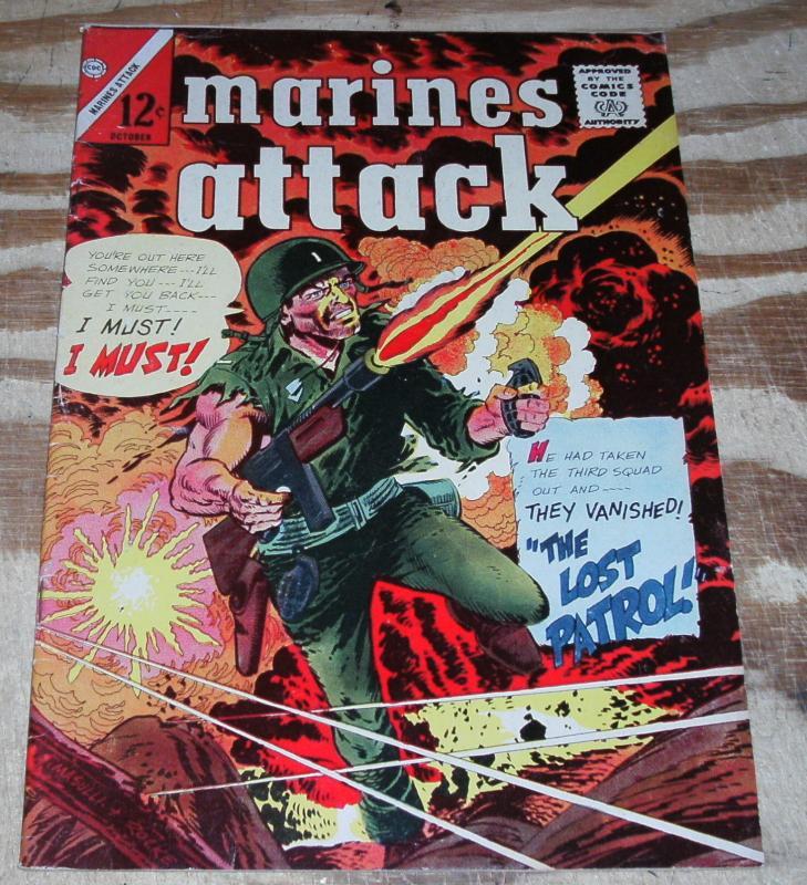 Marines Attack #7 comic book vf + 8.5