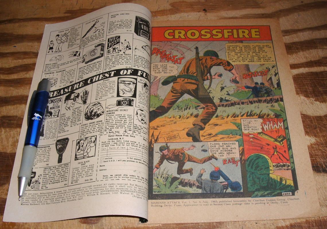 Marines Attack #6 comic book very fine 8.0