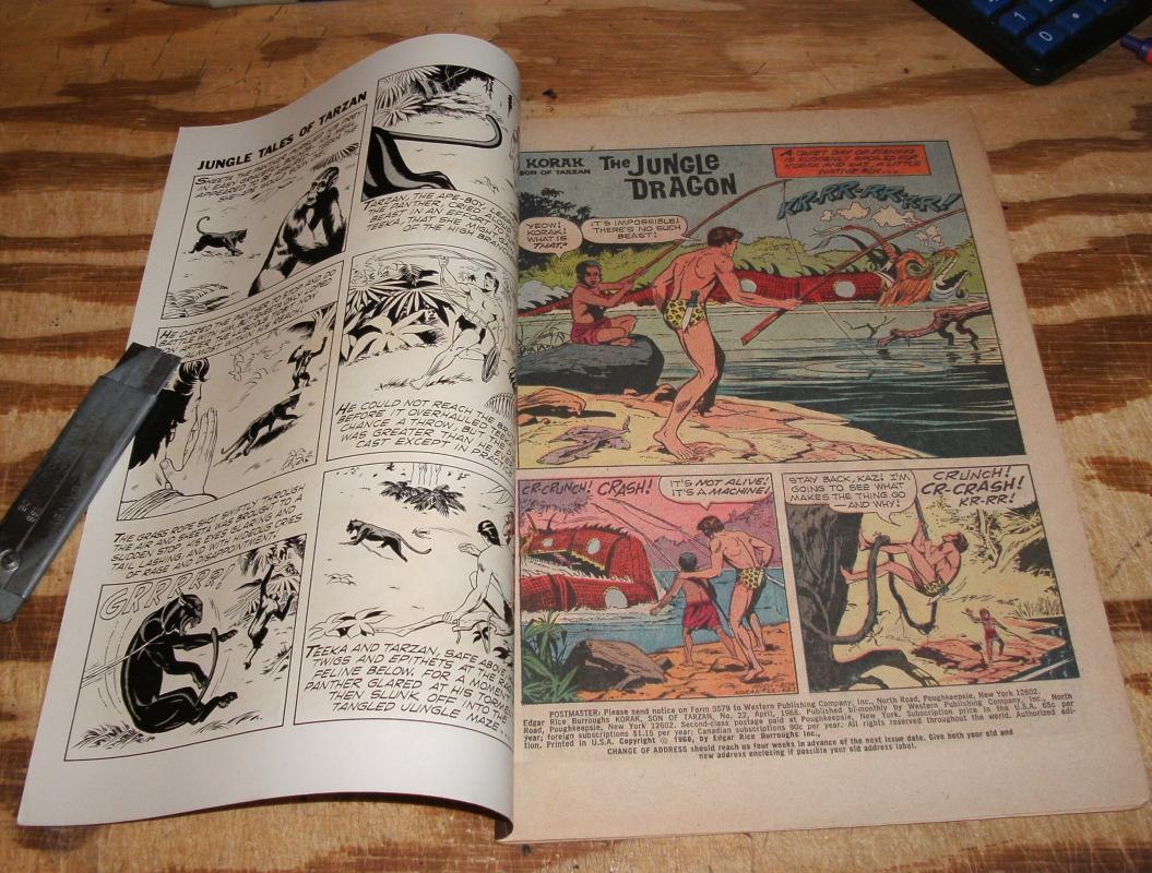 Korak Son of Tarzan #22 comic book very fine/near mint 9.0