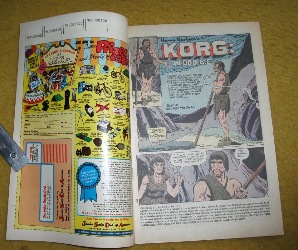 Korg: 70,000 B.C. comic book near mint 9.4