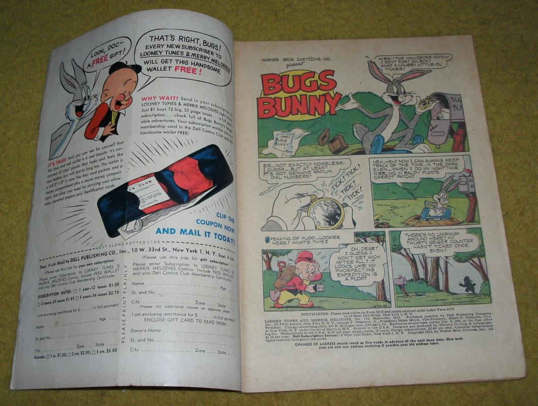 Looney Tunes #143 comic book vg/fn 5.0