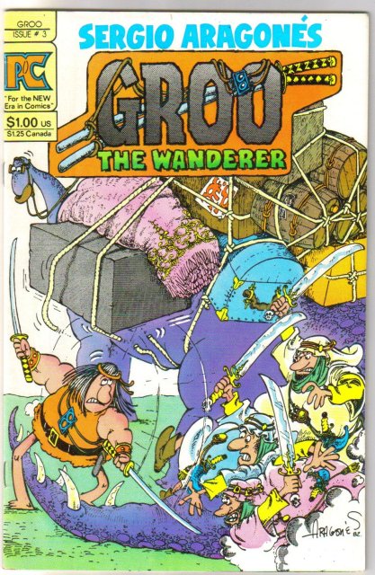Groo #3 comic book original by Pacific Comics vf 8.0
