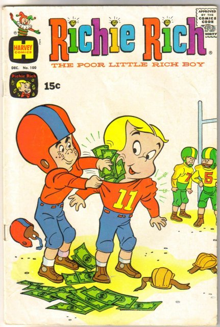 Richie Rich The Poor Little Rich Boy #100 very good plus 4.5