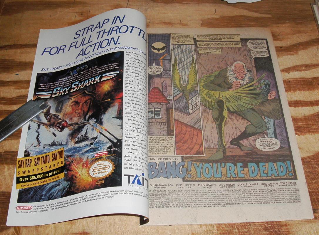 New Mutants #86 near mint 9.4