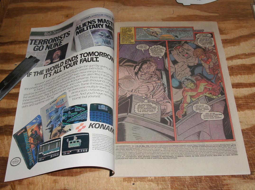 New Mutants #89 near mint 9.4