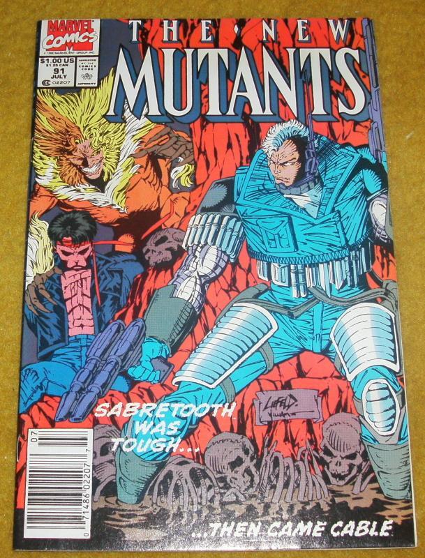 New Mutants #91 near mint 9.4