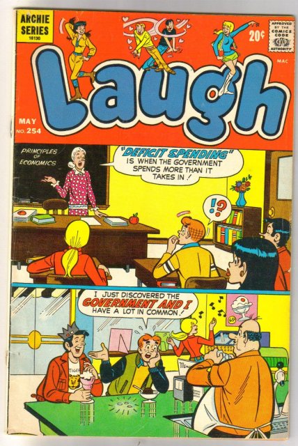 Laugh #254 comic book very good/fine 5.0