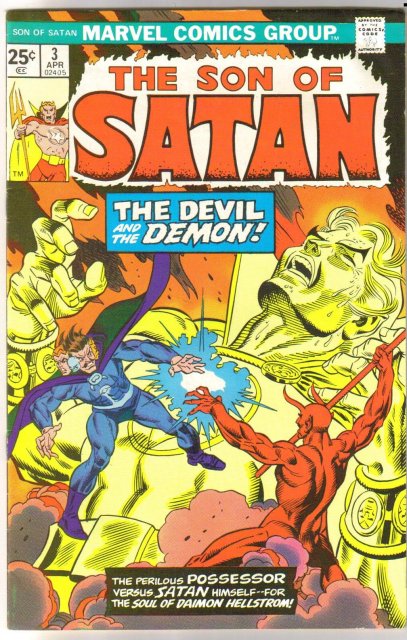 The Son of Satan #3 comic book fine/very fine 7.0