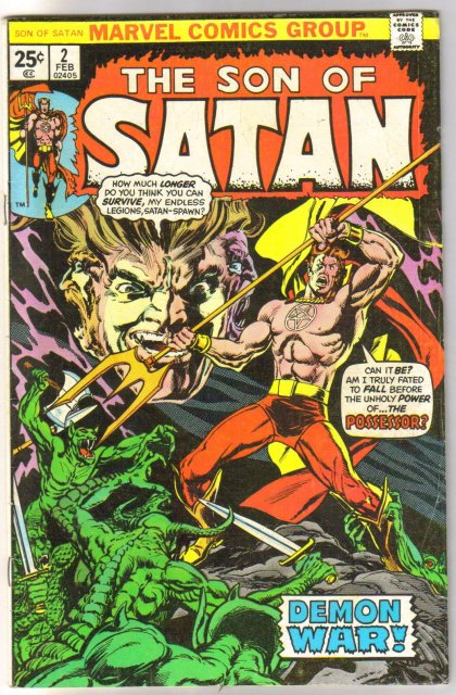 The Son of Satan #2 comic book fine/very fine 7.0