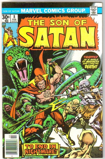 The Son of Satan #8 comic book very fine/near mint 9.0