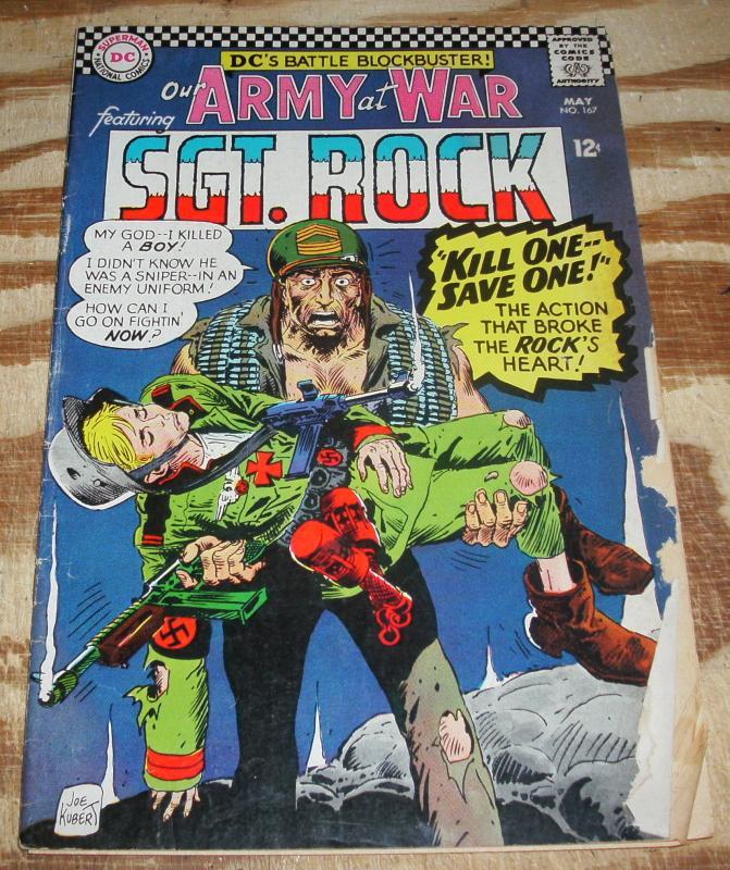 Our Army at War #167 comic book good/very good 3.0