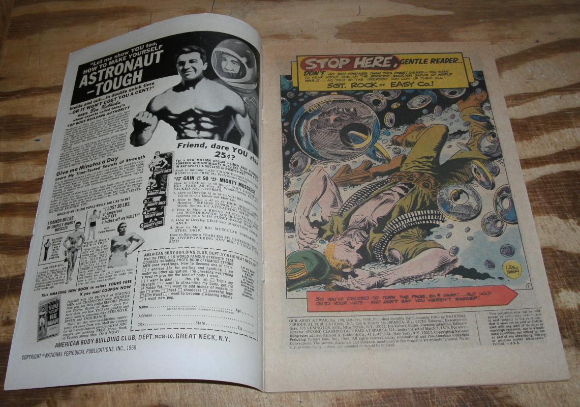 Our Army at War featuring Sgt. Rock #198 comic book very good/fine 5.0