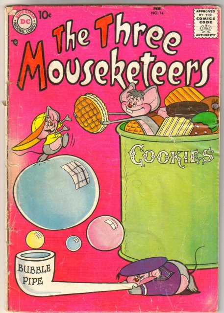 The Three Mouseketeers #14 comic book good/very good 3.0