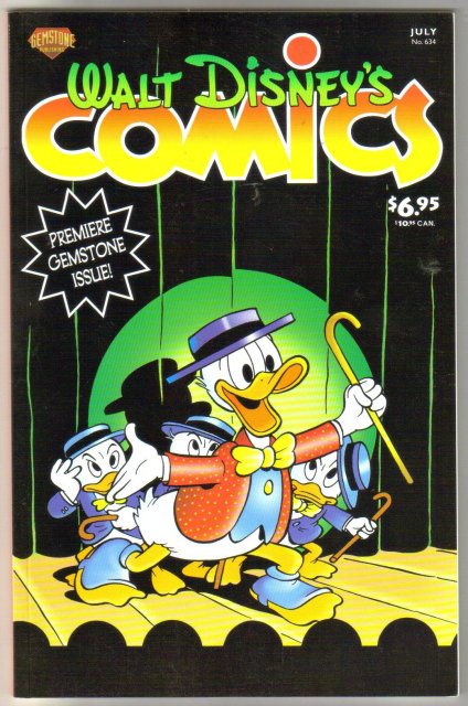 Gemstone Publications' Walt Disney's Comics #634 comic book mint 9.8