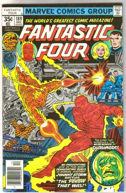 Fantastic Four #189 comic book very fine/near mint 9.0