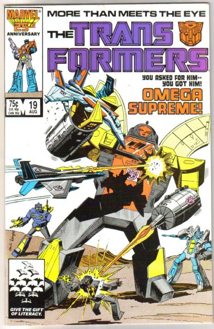 Transformers #19 (1984 series) comic book mint 9.8