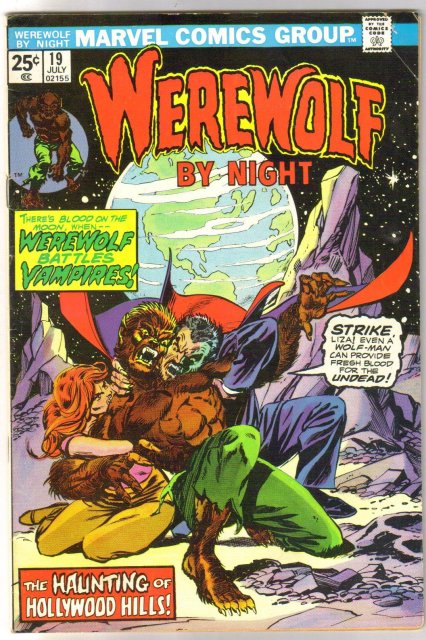 Werewolf By Night #19 comic book fine 6.0