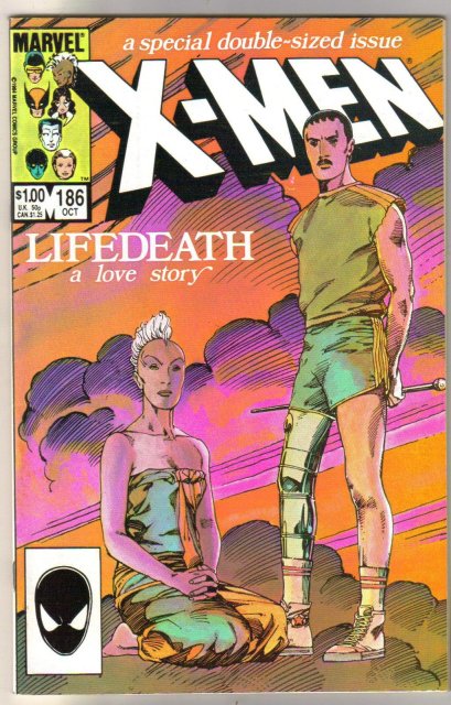 Uncanny X-Men #186 comic book near mint 9.4