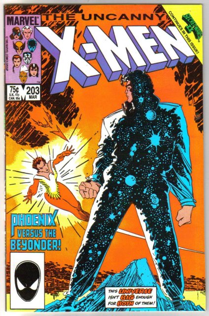 Uncanny X-Men #203 comic book mint 9.8
