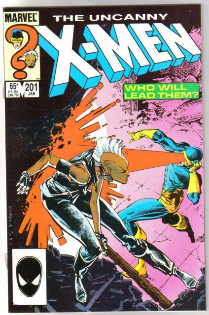 Uncanny X-Men #201 comic book mint 9.8