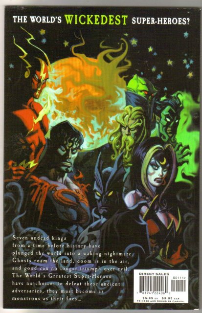 JLA Seven Caskets brand new mint graphic novel