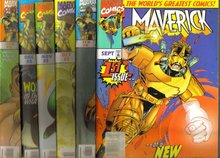Maverick by Gonzalez original Marvel series 1 to 12 average near mint 9.4