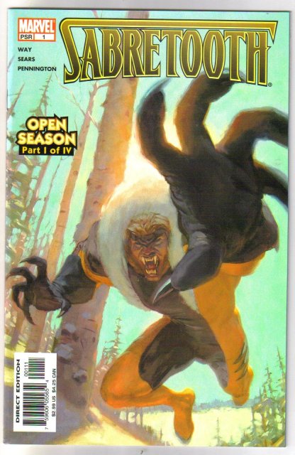 Sabretooth Open Season four issue mini series mint 9.8