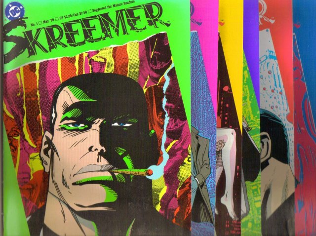 Skreemer six issue set of comic books near mint 9.4