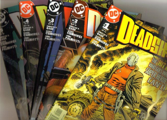 Deadshot complete set of 5 comic books all mint